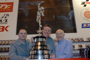 Phillip McCallen, Mick Grant and Murray Walker join the TT celebrations (Stephen Davison/PPI)